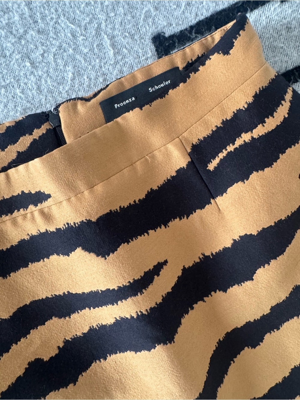 Proenza Schouler Tiger-Stripe Skirt